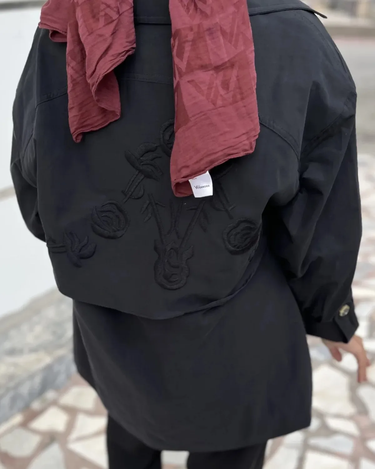 Nakış İşlemeli Trenç - 6
